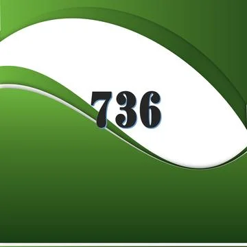 Number vector font design. Stock Illustration