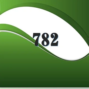 Number vector font design. Stock Illustration