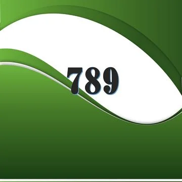 Number vector font design. Stock Illustration