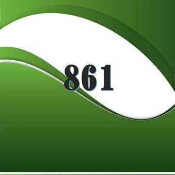 Number vector font design. Stock Illustration