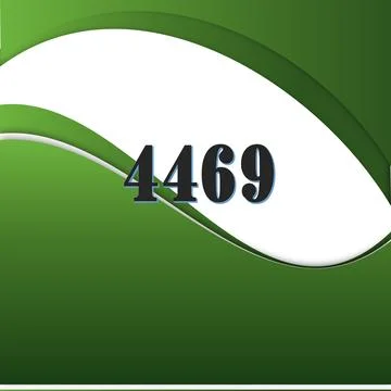 Number vector font design. Stock Illustration