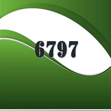 Number vector font design. Stock Illustration