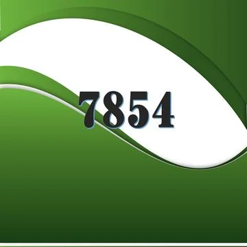 Number vector font design. Illustrazione stock