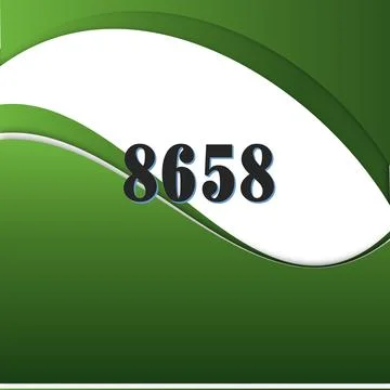 Number vector font design. Stock Illustration