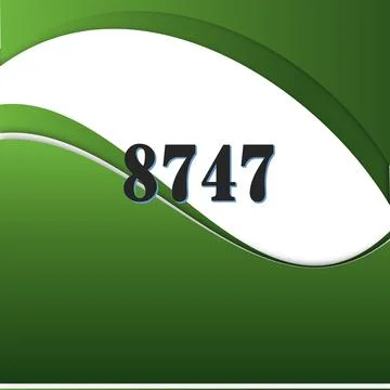 Number vector font design. Stock Illustration