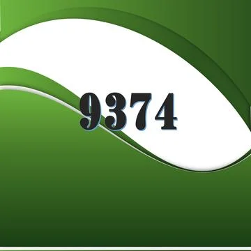 Number vector font design. Stock-Illustration