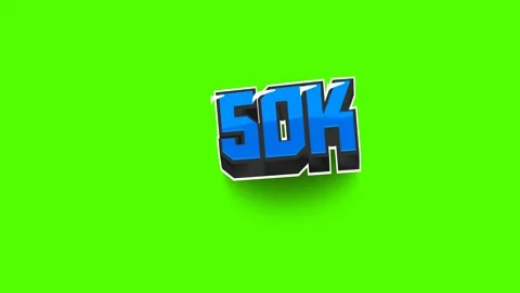 Number of views, subscribers, on a green background, animated, cartoon, blue Stock Footage 153787413