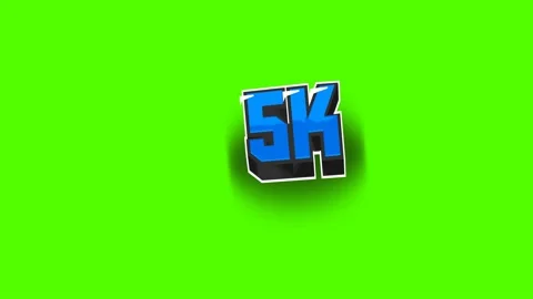 Number of views, subscribers, on a green background, animated, cartoon, blue Stock Footage 153787445