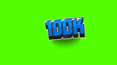Number of views, subscribers, on a green background, animated, cartoon, blue Stock Footage 153787452