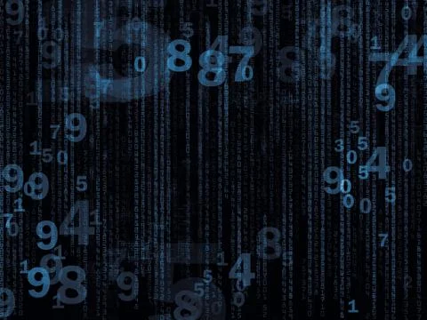 Number Visualization Stock Illustration