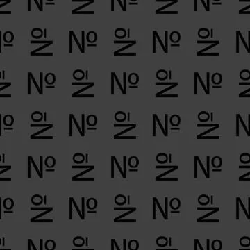 Number web icon. flat design. Seamless pattern. Illustrazione stock