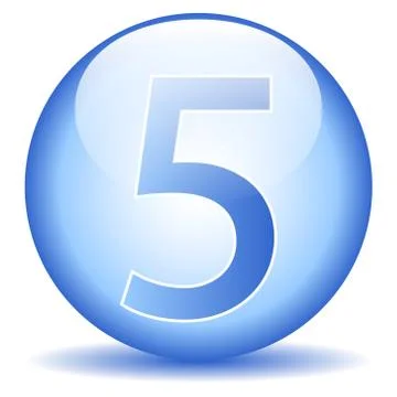 Number zero button Ilustração Stock