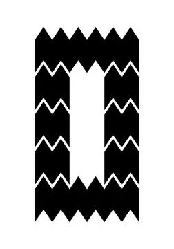 Number Zero Illustrazione stock