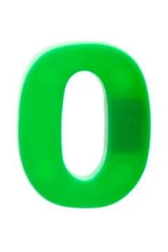 Number zero Foto stock
