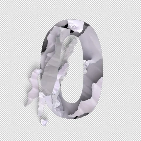 Number Zero Shred Stock Footage 293928693