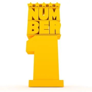Number1. Stock Illustration
