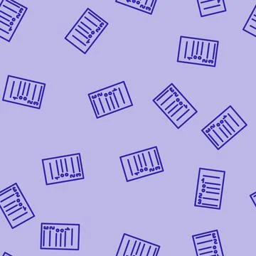 Numbered list line vector seamless pattern Stock Illustration