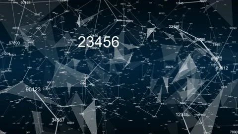 Numbered Plexus Stock Footage 172114501