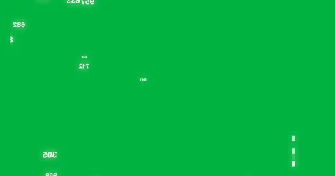 Numbered tokens moving down on stack pulse, splitting, exiting to show data on Stock Footage 329503207