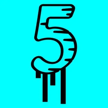 Numbering vector illustration design Stock Illustration