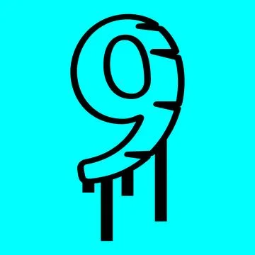 Numbering vector illustration design Stock Illustration