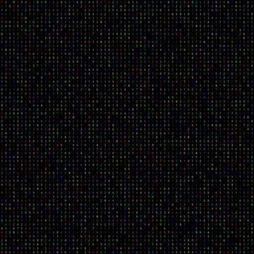 Numbers from 0 to 9 randomly colored on an 64x64 grid cells which in all ar.. Stock Illustration