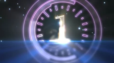 Numbers 1 to 10 Stock Footage 20590809