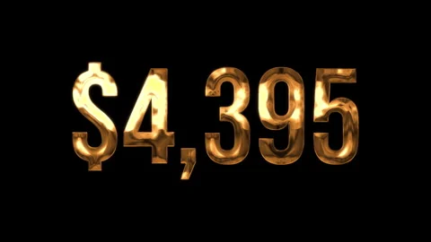 Numbers $ 10 Stock Footage 336302492