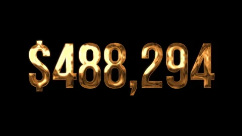 Numbers $ 15 Stock Footage 336302657