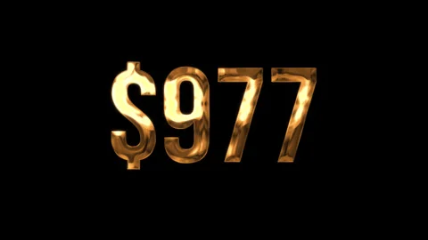 Numbers $ 3 Stock Footage 336302319