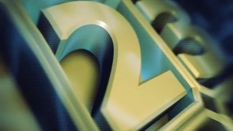 Numbers 3d scroll Stock Footage 90880236