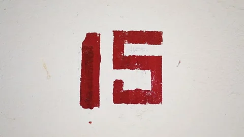 Numbers abstract background, timelapse Stock Footage 112149714