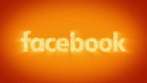 Numbers and symbols form a Facebook logo... | Stock Video | Pond5