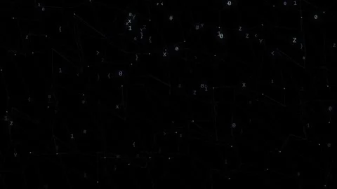 Numbers Animated with Letters Motion Graphic Overlay Video stock 336892679