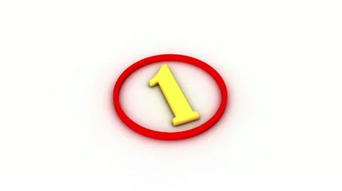 Numbers animation. Counting. Stock Footage 10857349