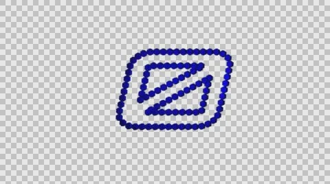 Numbers Animation Pack, blue Stock Footage 63746670