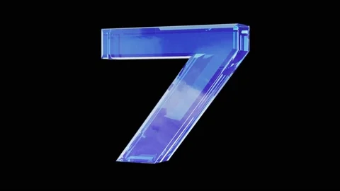 Numbers with aplha 32 Stock Footage 217709196