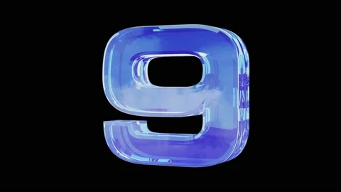 Numbers with aplha 34 Stock Footage 217709227