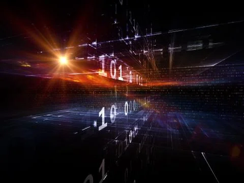 Numbers Arrangement Illustrazione stock