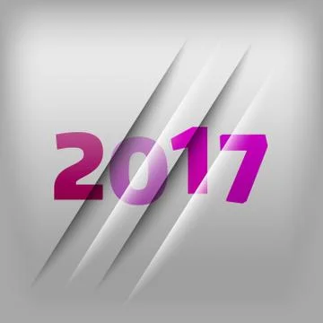 Numbers Background 2017 Stock Illustration