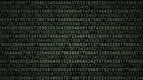 Numbers background. Stock Footage 8985563
