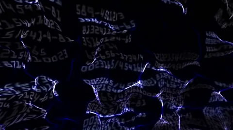 Numbers Background Stock Footage 40430988