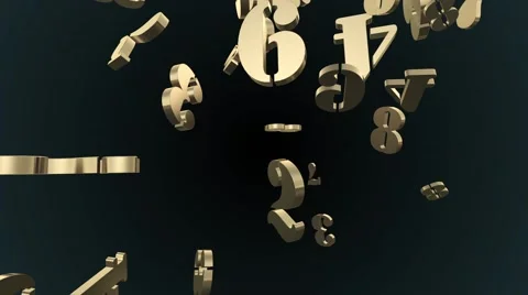 Numbers on background Stock Footage 50171622