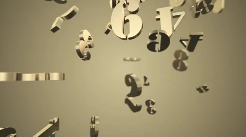 Numbers on background Video stock 50172003
