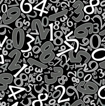 Numbers background Stock Illustration