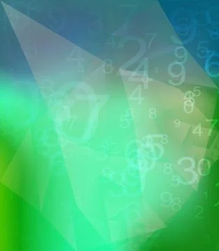 Numbers background Stock Illustration