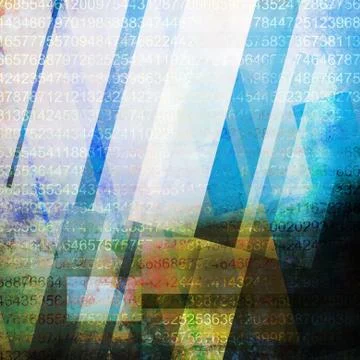 Numbers background Stock Illustration