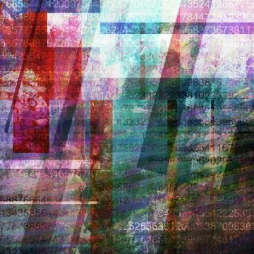 Numbers background Stock Illustration