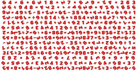 Numbers background. Stock Illustration