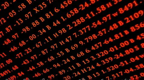 Numbers Background Loop | Stock Video | Pond5